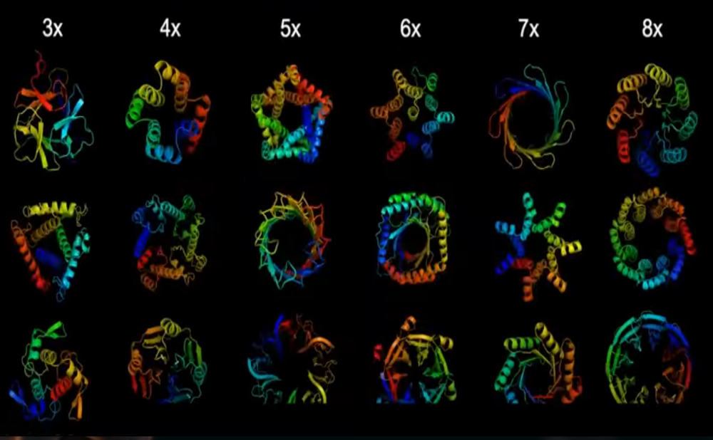 Many fast protein variations with KI simulations and ESM3