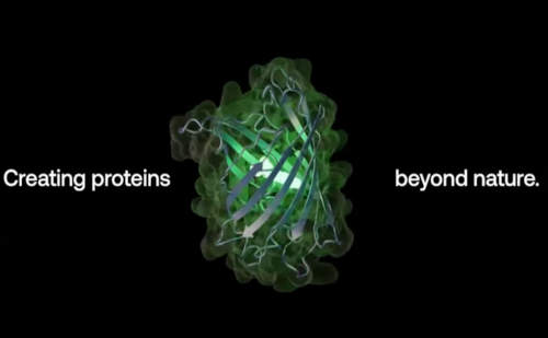 KI folding proteins with ESM3