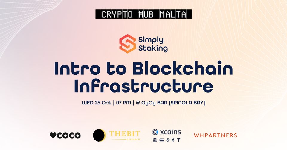 Intro to Blockchain Infrastructure from 2023-10-25 in Crypto Hub Malta