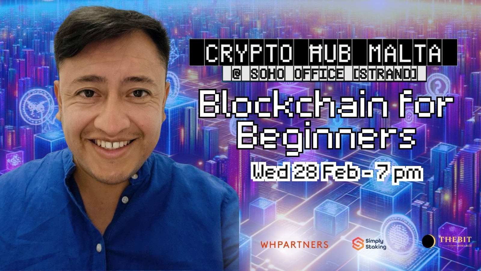 Crypto Hub Malta - Blockchain for Beginners from 2024-02-28 in Crypto Hub Malta