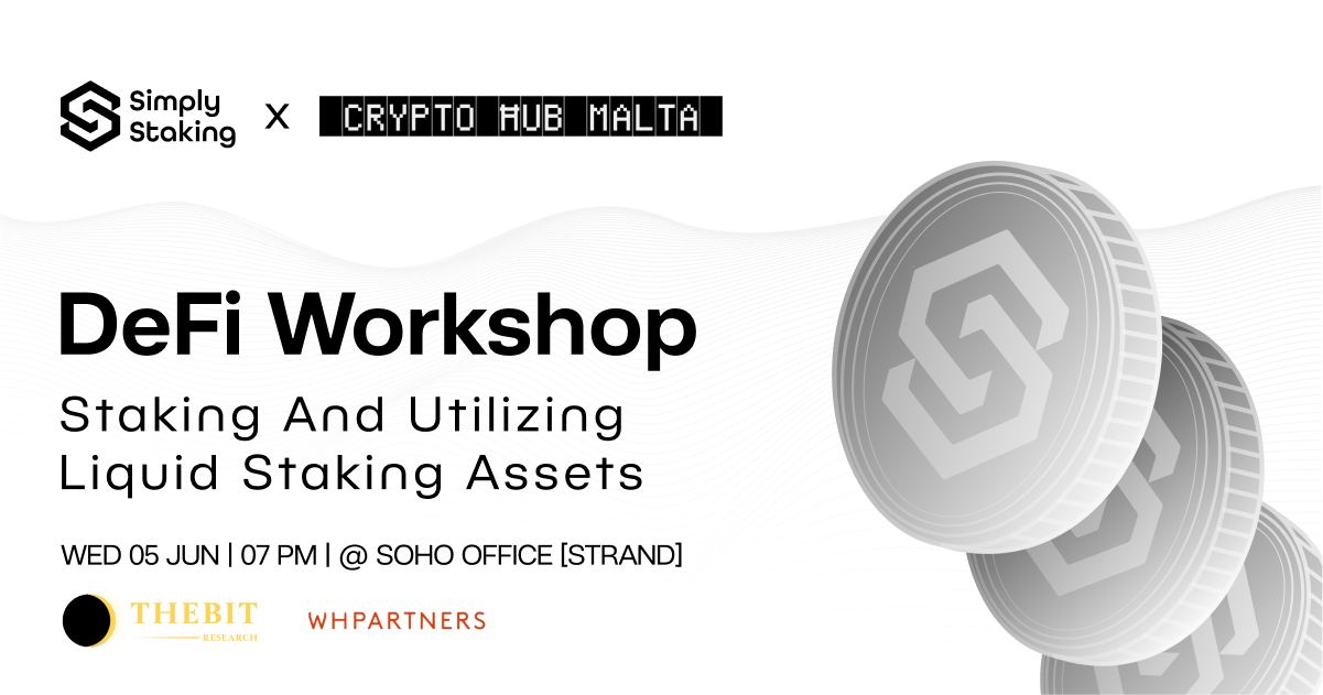 DeFi Workshop (Staking and Utilizing Liquid Staking Assets) from 2024-06-05 in Crypto Hub Malta